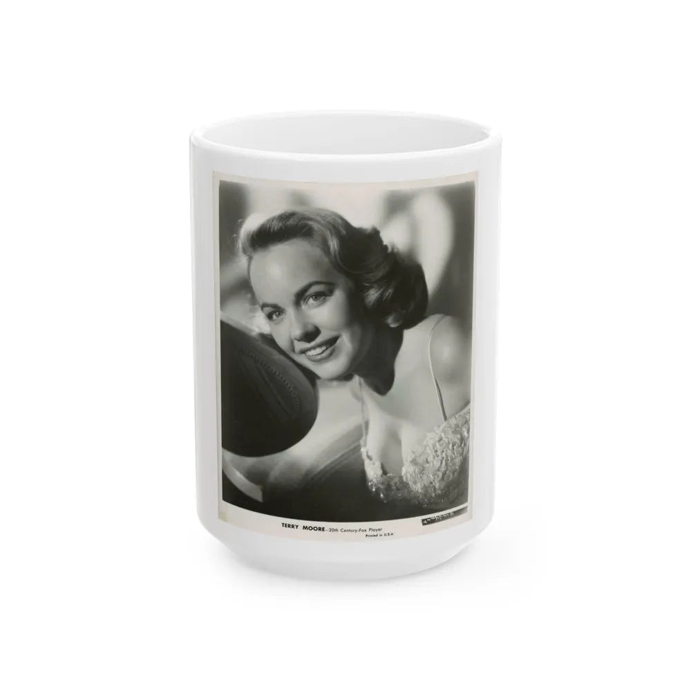 Terry Moore #666 (Vintage Female Icon) White Coffee Mug-15oz-Go Mug Yourself