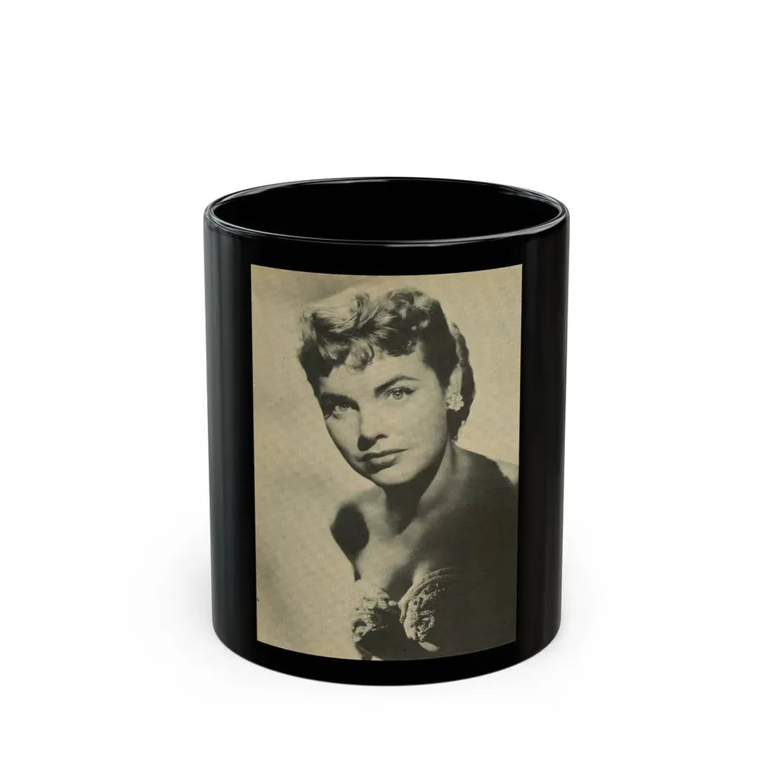 Terry Moore #667 (Vintage Female Icon) Black Coffee Mug 11oz - Go Mug Yourself