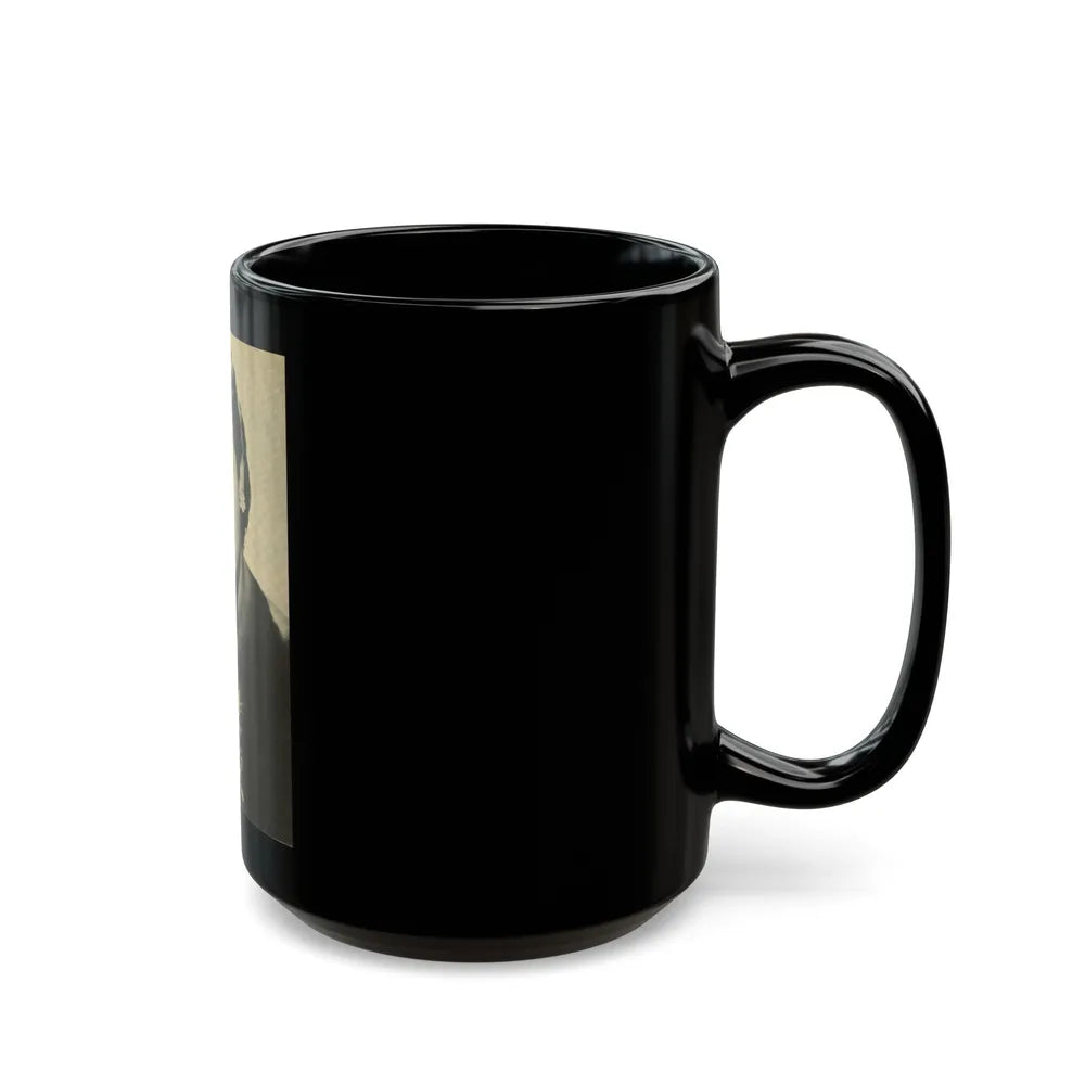 Terry Moore #667 (Vintage Female Icon) Black Coffee Mug-Go Mug Yourself
