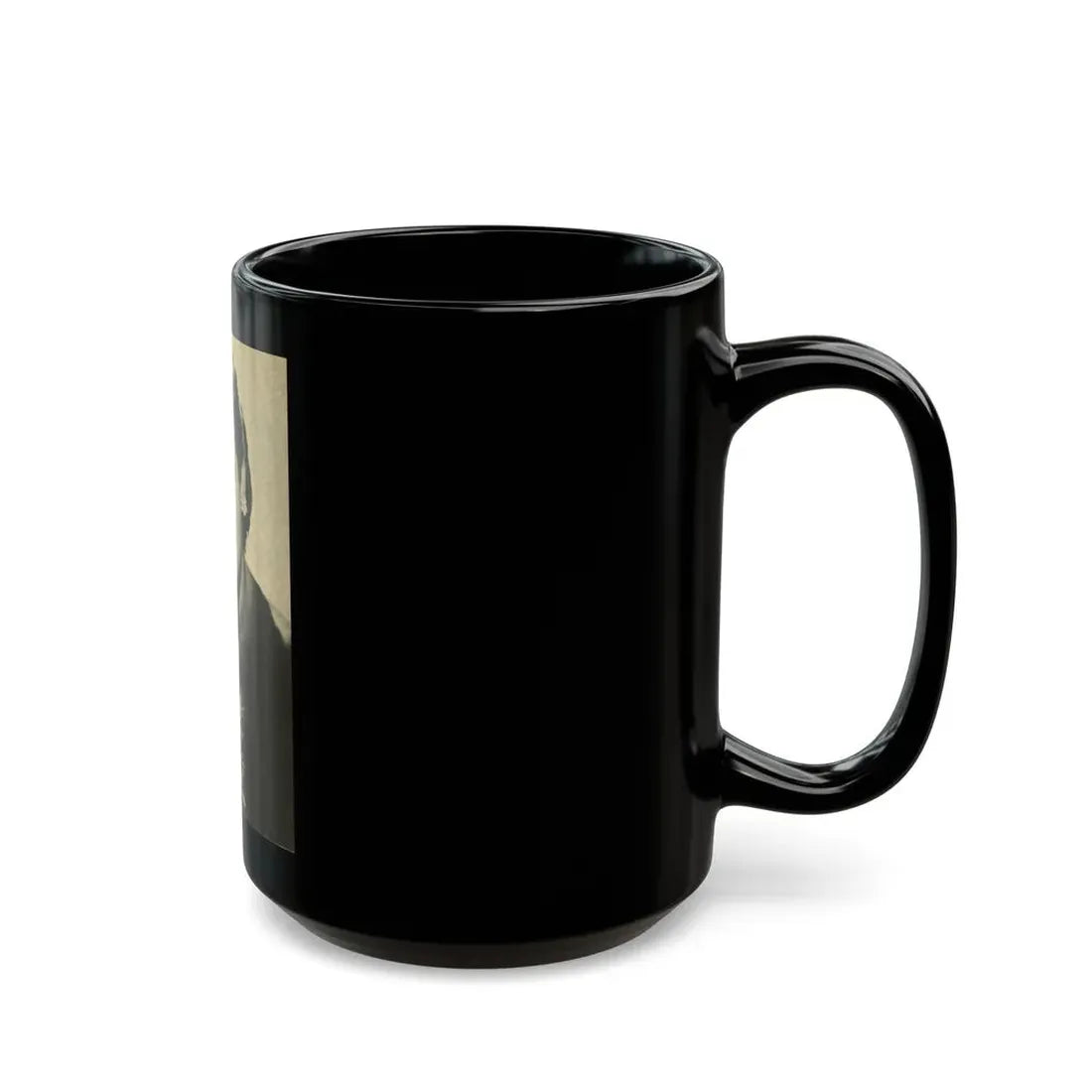 Terry Moore #667 (Vintage Female Icon) Black Coffee Mug - Go Mug Yourself