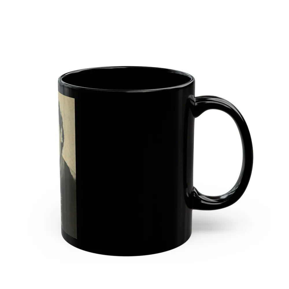Terry Moore #667 (Vintage Female Icon) Black Coffee Mug-Go Mug Yourself