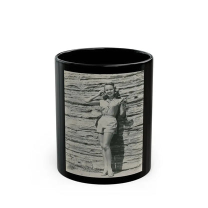 Terry Moore #668 (Vintage Female Icon) Black Coffee Mug 11oz - Go Mug Yourself