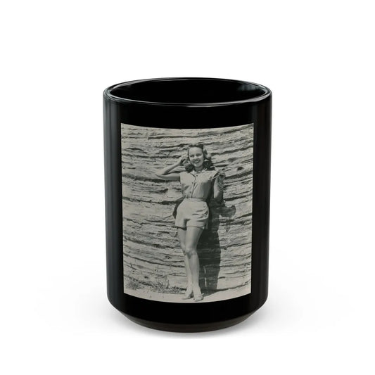 Terry Moore #668 (Vintage Female Icon) Black Coffee Mug-15oz-Go Mug Yourself