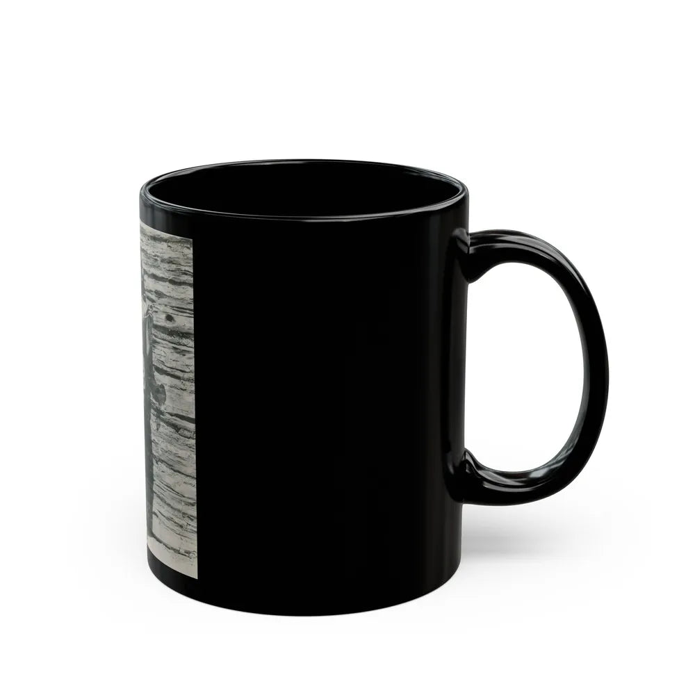Terry Moore #668 (Vintage Female Icon) Black Coffee Mug-Go Mug Yourself