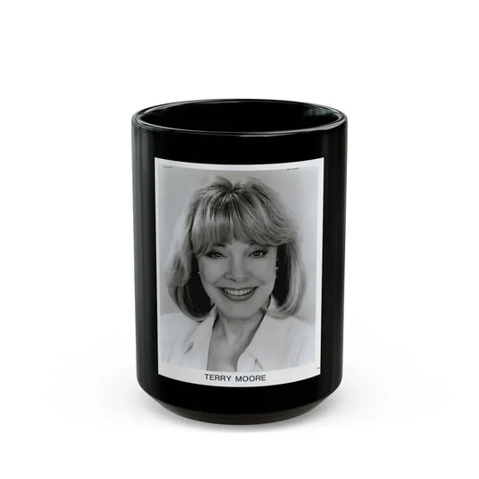 Terry Moore #670 (Vintage Female Icon) Black Coffee Mug 15oz - Go Mug Yourself