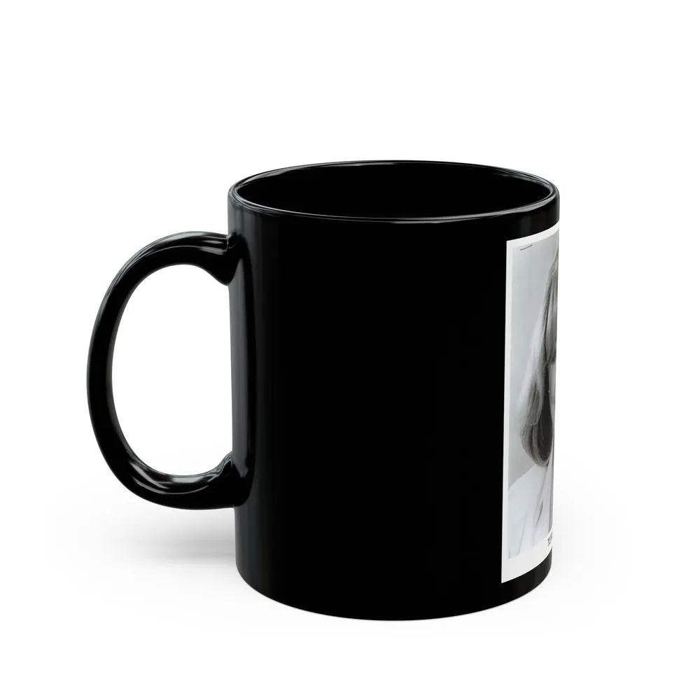 Terry Moore #670 (Vintage Female Icon) Black Coffee Mug-Go Mug Yourself