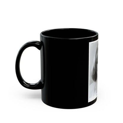 Terry Moore #670 (Vintage Female Icon) Black Coffee Mug-Go Mug Yourself