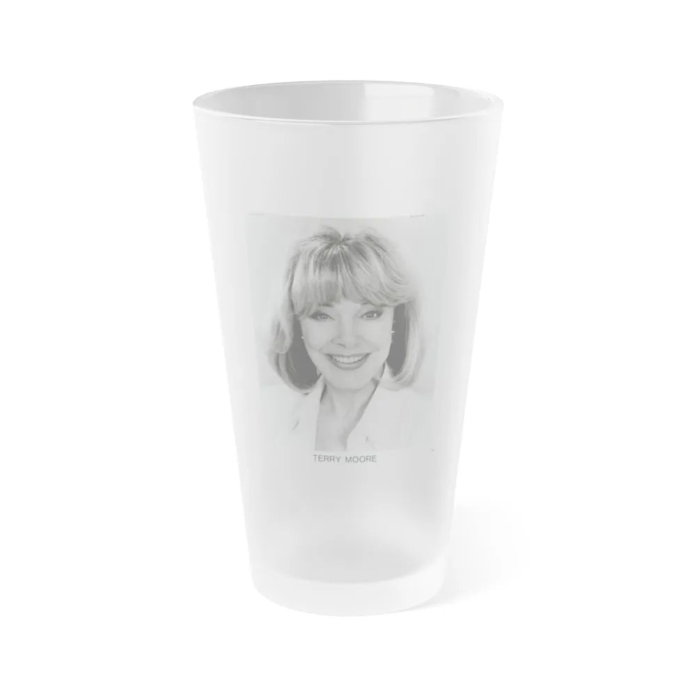Terry Moore #670 (Vintage Female Icon) Frosted Pint Glass 16oz-16oz-Frosted-Go Mug Yourself