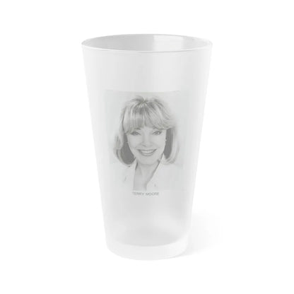 Terry Moore #670 (Vintage Female Icon) Frosted Pint Glass 16oz-16oz-Frosted-Go Mug Yourself
