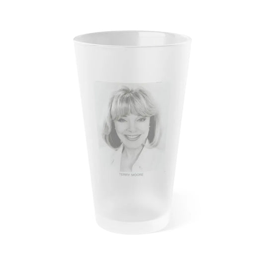 Terry Moore #670 (Vintage Female Icon) Frosted Pint Glass 16oz-16oz-Frosted-Go Mug Yourself