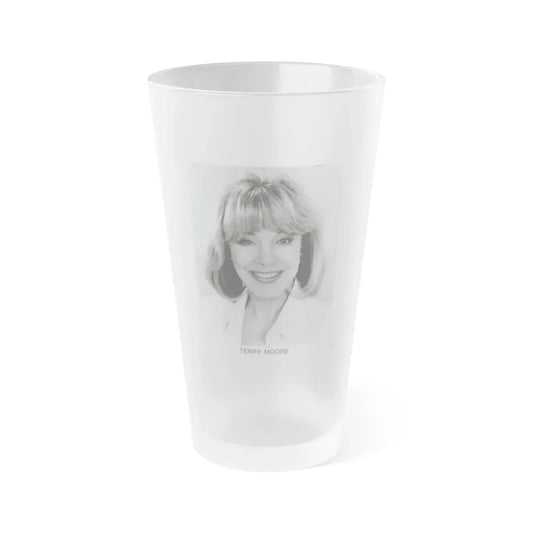 Terry Moore #670 (Vintage Female Icon) Frosted Pint Glass 16oz 16oz Frosted - Go Mug Yourself