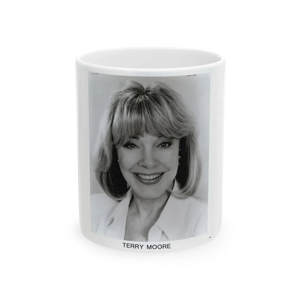 Terry Moore #670 (Vintage Female Icon) White Coffee Mug-11oz-Go Mug Yourself