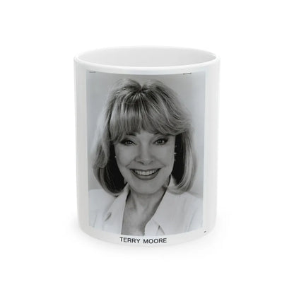 Terry Moore #670 (Vintage Female Icon) White Coffee Mug-11oz-Go Mug Yourself