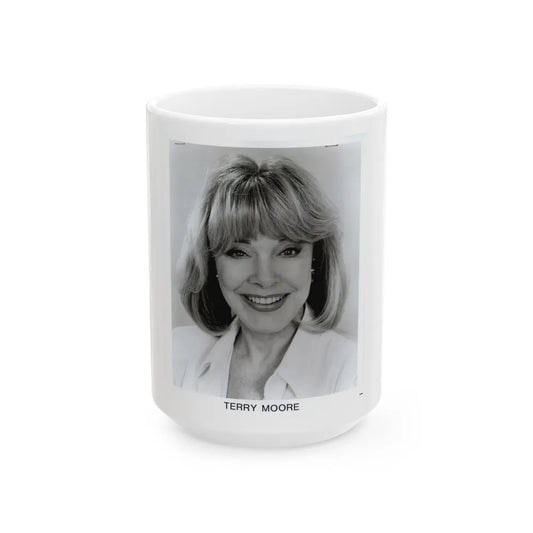 Terry Moore #670 (Vintage Female Icon) White Coffee Mug-15oz-Go Mug Yourself