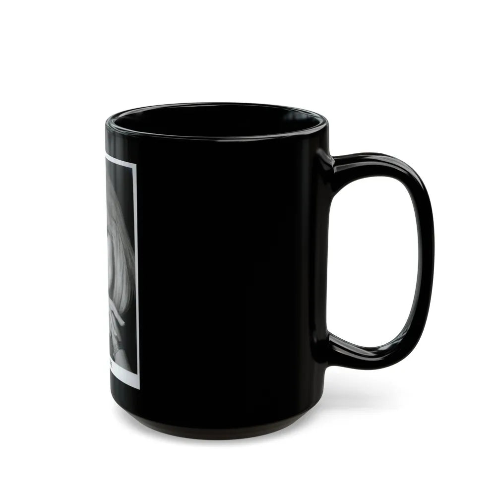 Terry Moore #671 (Vintage Female Icon) Black Coffee Mug-Go Mug Yourself