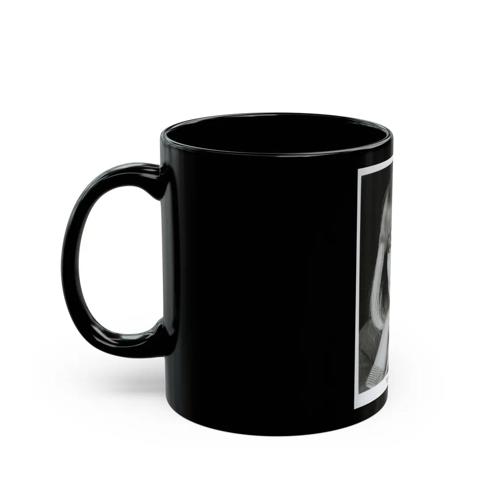 Terry Moore #671 (Vintage Female Icon) Black Coffee Mug-Go Mug Yourself
