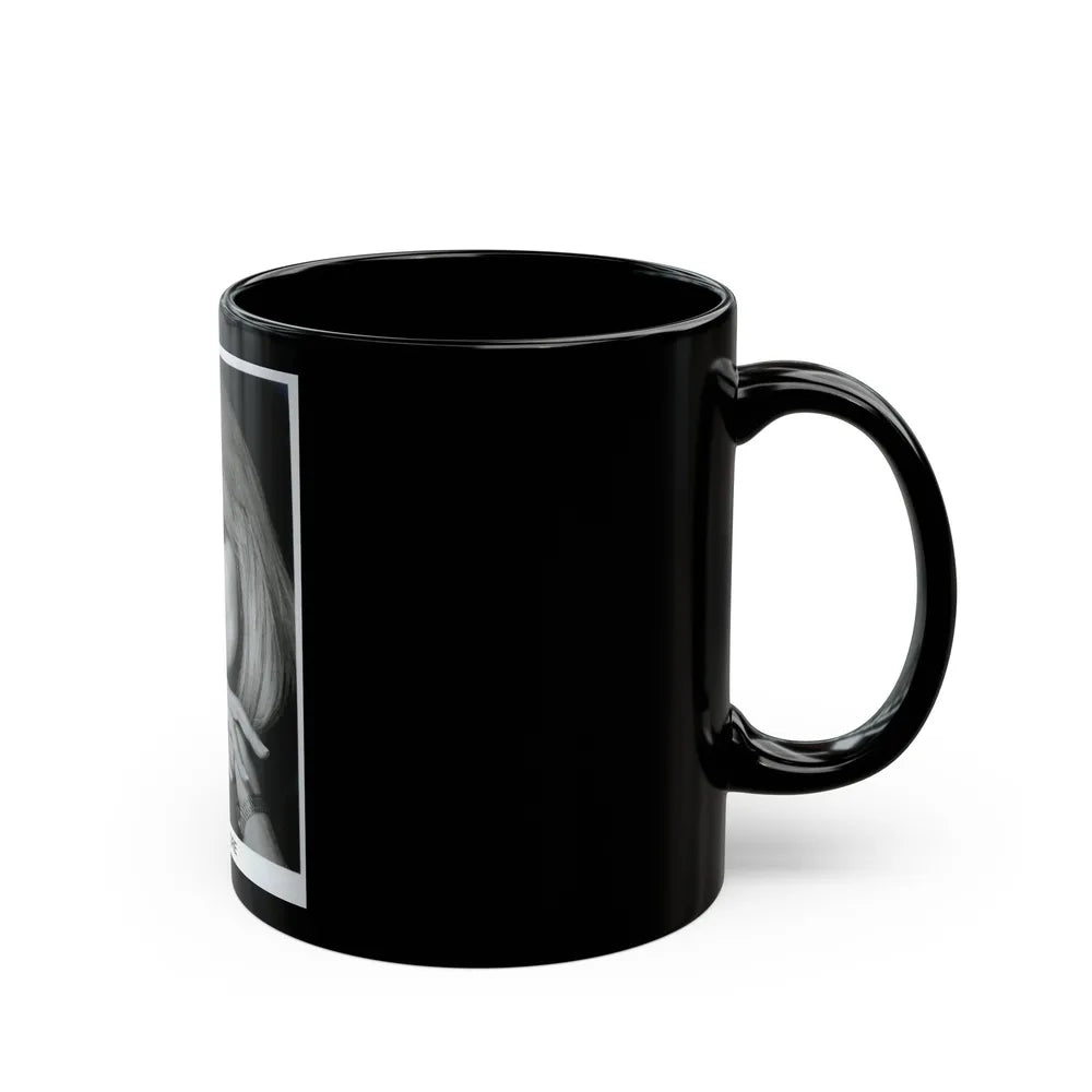Terry Moore #671 (Vintage Female Icon) Black Coffee Mug-Go Mug Yourself