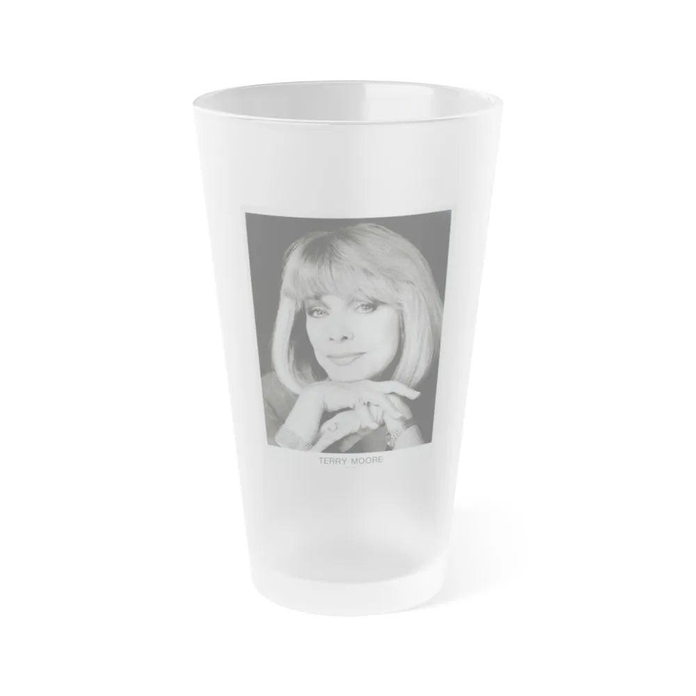 Terry Moore #671 (Vintage Female Icon) Frosted Pint Glass 16oz-16oz-Frosted-Go Mug Yourself