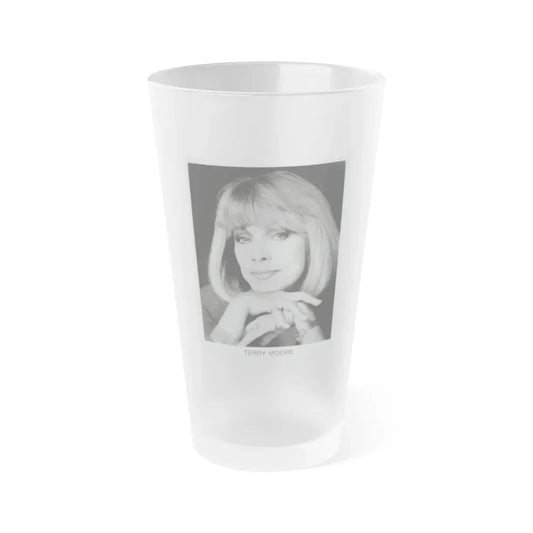 Terry Moore #671 (Vintage Female Icon) Frosted Pint Glass 16oz 16oz Frosted - Go Mug Yourself