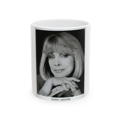 Terry Moore #671 (Vintage Female Icon) White Coffee Mug-11oz-Go Mug Yourself