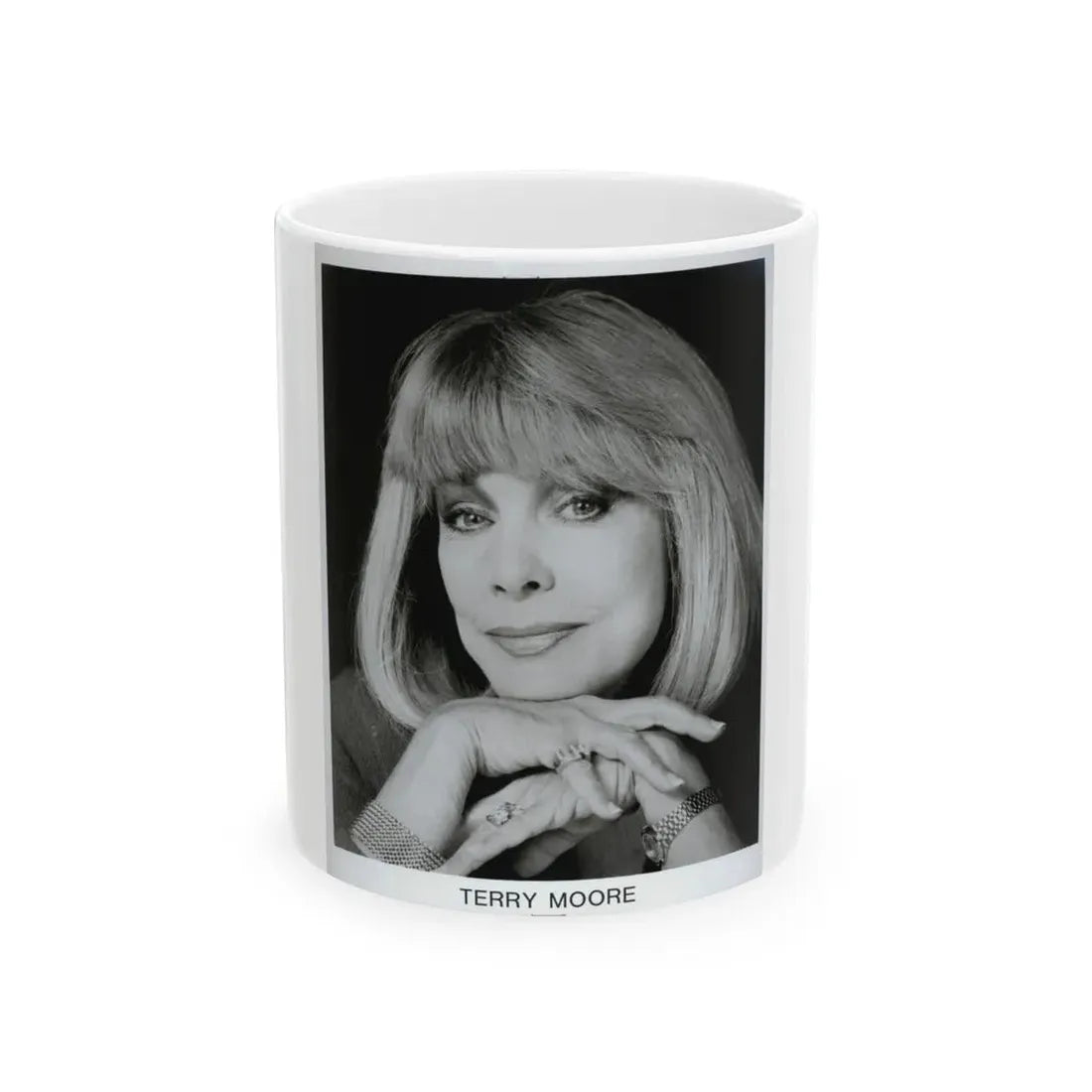 Terry Moore #671 (Vintage Female Icon) White Coffee Mug 11oz - Go Mug Yourself