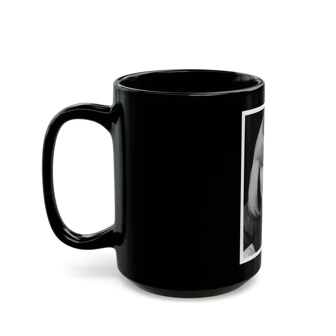 Terry Moore #672 (Vintage Female Icon) Black Coffee Mug - Go Mug Yourself