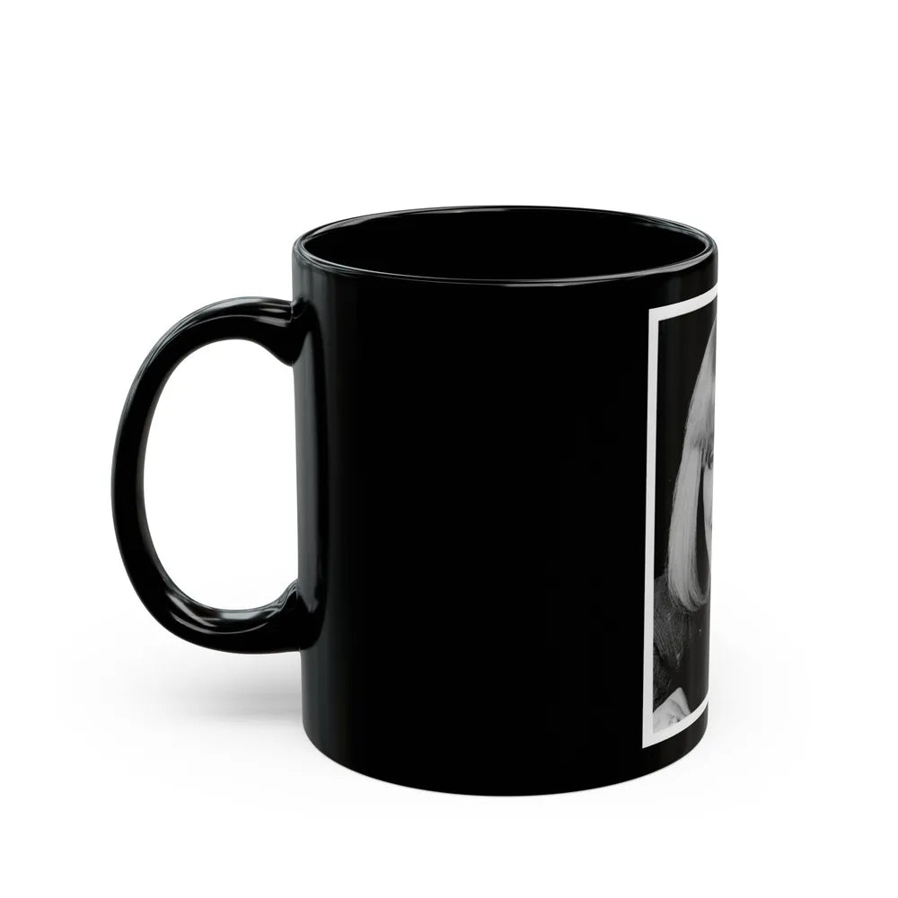 Terry Moore #672 (Vintage Female Icon) Black Coffee Mug-Go Mug Yourself