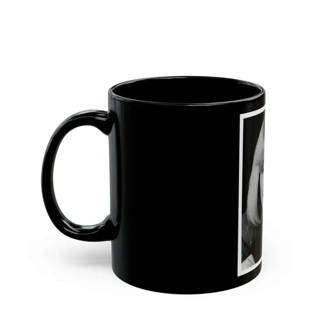 Terry Moore #672 (Vintage Female Icon) Black Coffee Mug - Go Mug Yourself