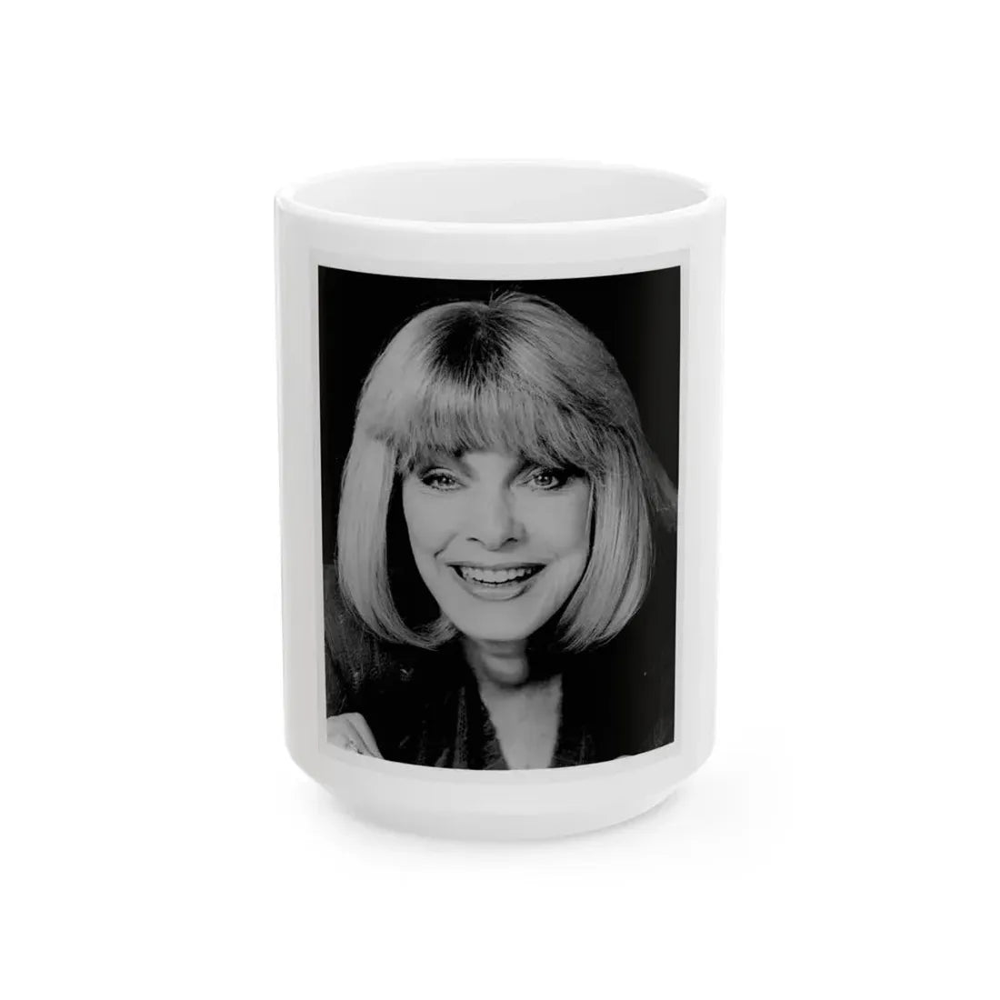 Terry Moore #672 (Vintage Female Icon) White Coffee Mug 15oz - Go Mug Yourself