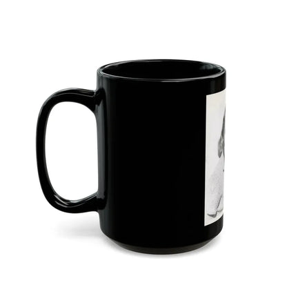 Terry Moore #673 (Vintage Female Icon) Black Coffee Mug - Go Mug Yourself