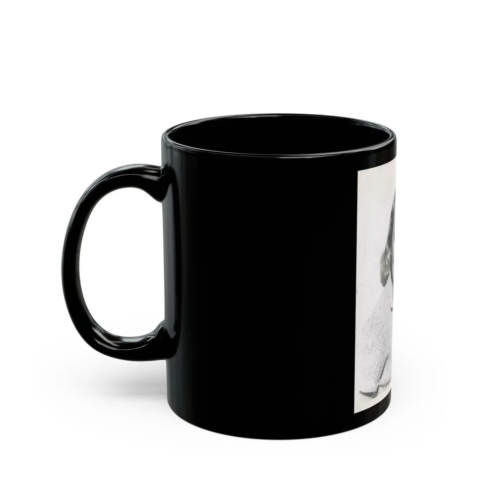 Terry Moore #673 (Vintage Female Icon) Black Coffee Mug-Go Mug Yourself