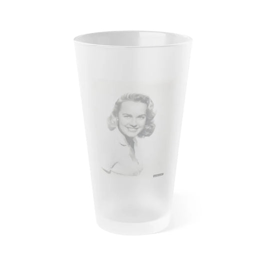 Terry Moore #673 (Vintage Female Icon) Frosted Pint Glass 16oz-16oz-Frosted-Go Mug Yourself
