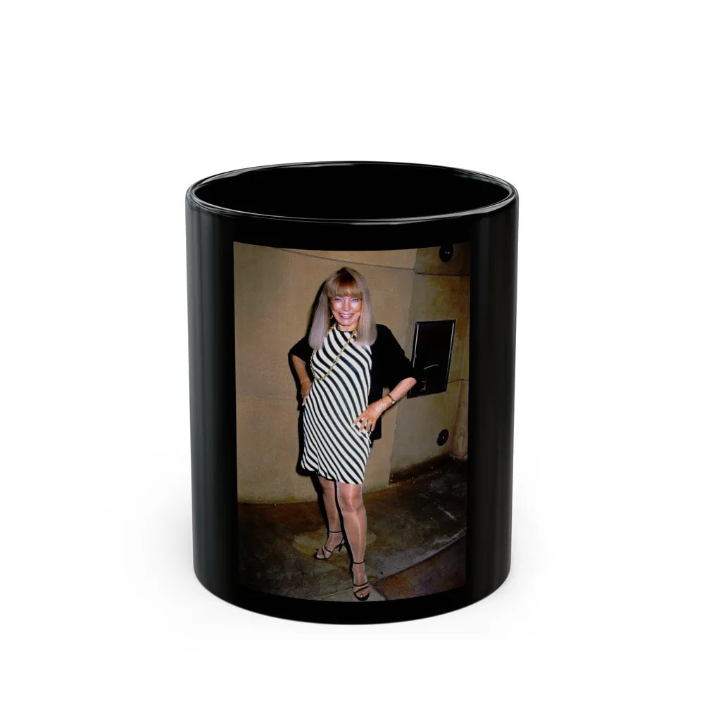 Terry Moore #674 (Vintage Female Icon) Black Coffee Mug-11oz-Go Mug Yourself