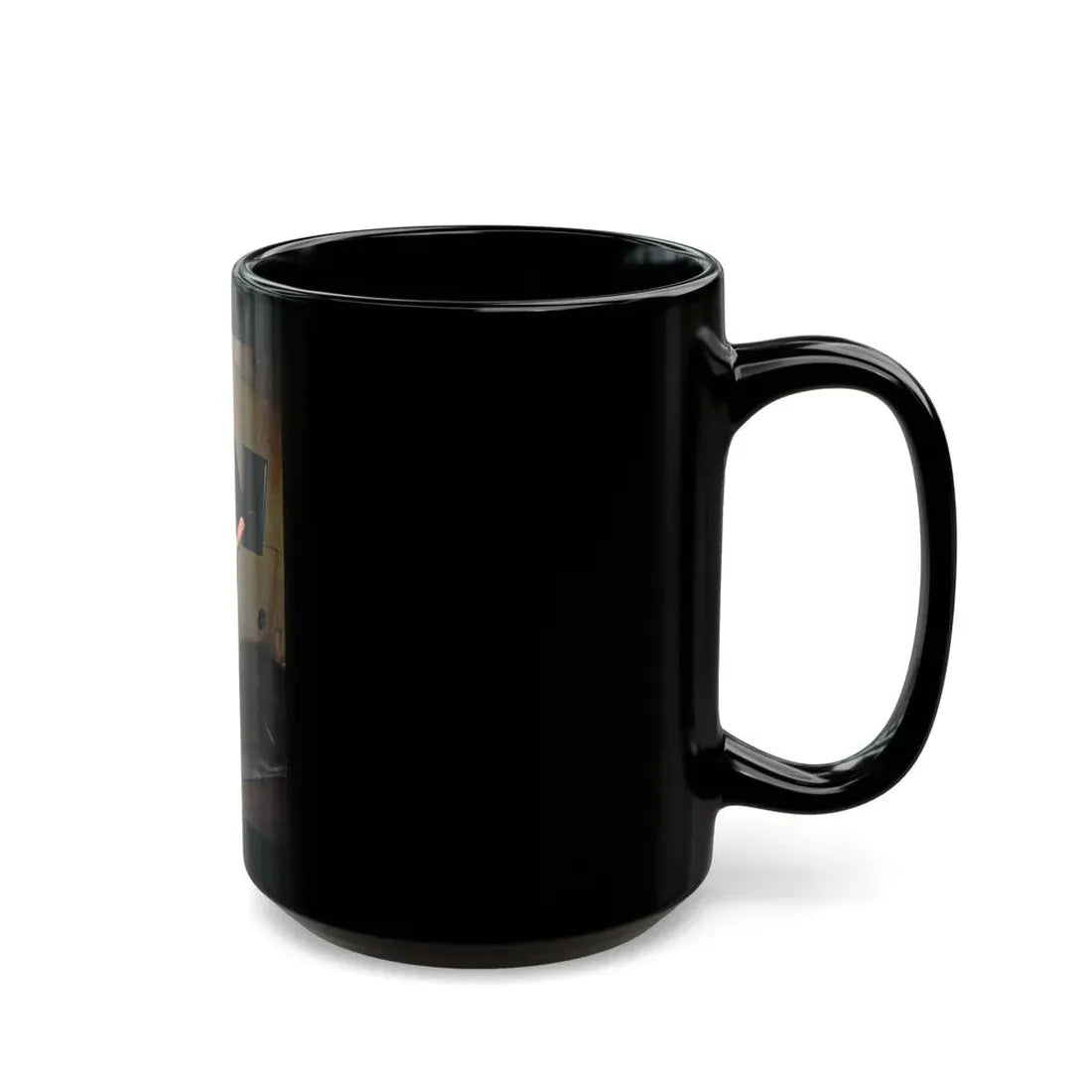 Terry Moore #674 (Vintage Female Icon) Black Coffee Mug - Go Mug Yourself