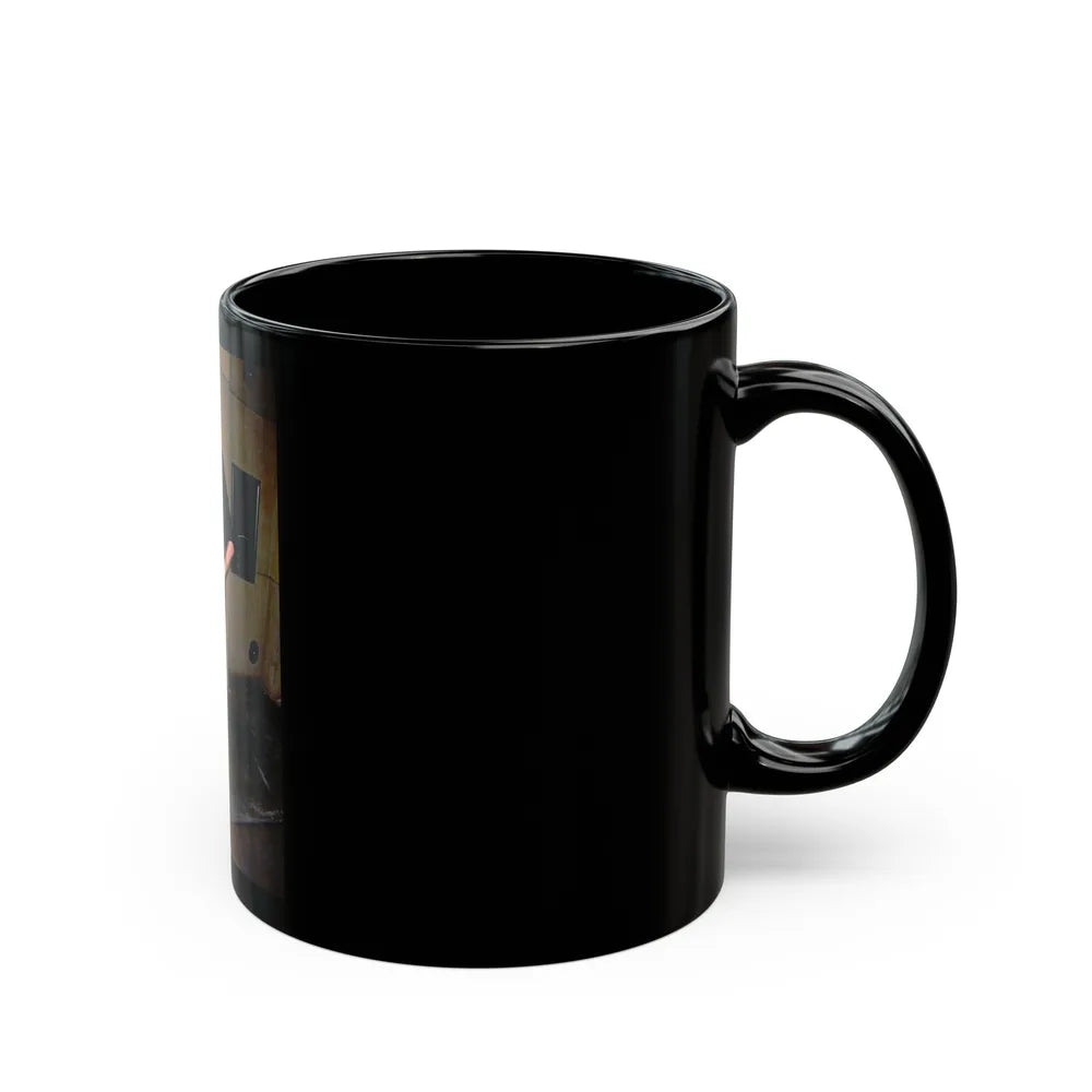 Terry Moore #674 (Vintage Female Icon) Black Coffee Mug-Go Mug Yourself