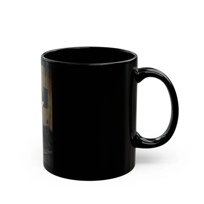 Terry Moore #674 (Vintage Female Icon) Black Coffee Mug-Go Mug Yourself