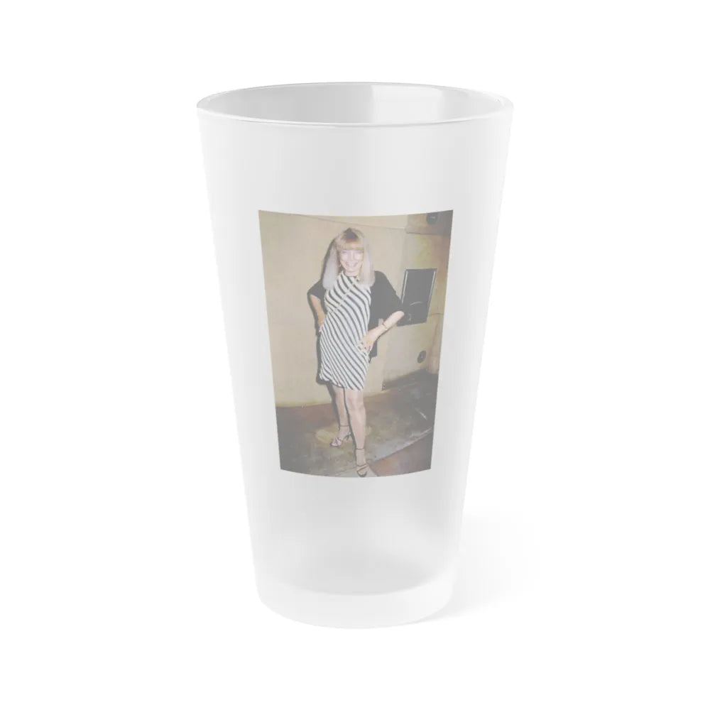 Terry Moore #674 (Vintage Female Icon) Frosted Pint Glass 16oz-16oz-Frosted-Go Mug Yourself
