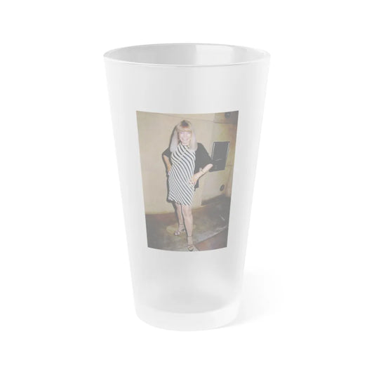 Terry Moore #674 (Vintage Female Icon) Frosted Pint Glass 16oz-16oz-Frosted-Go Mug Yourself