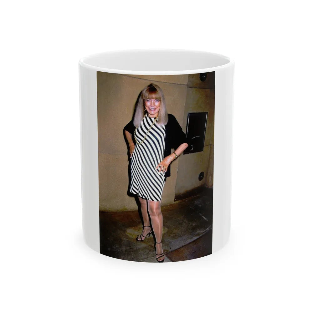 Terry Moore #674 (Vintage Female Icon) White Coffee Mug-11oz-Go Mug Yourself