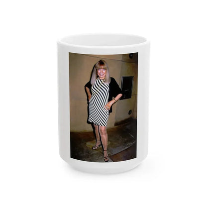 Terry Moore #674 (Vintage Female Icon) White Coffee Mug 15oz - Go Mug Yourself