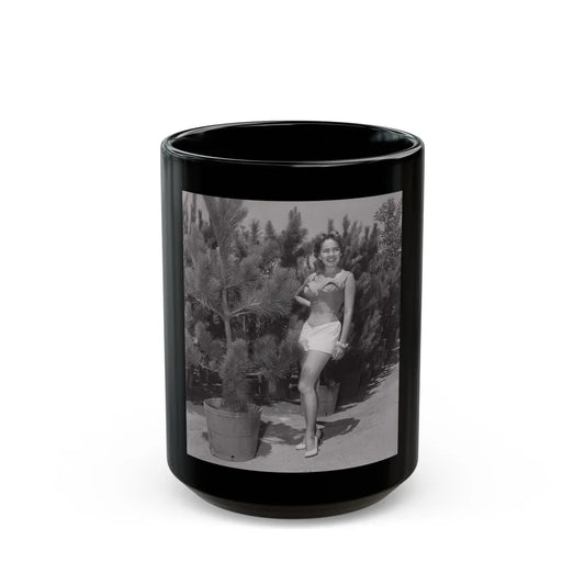 Terry Moore #676 (Vintage Female Icon) Black Coffee Mug-15oz-Go Mug Yourself