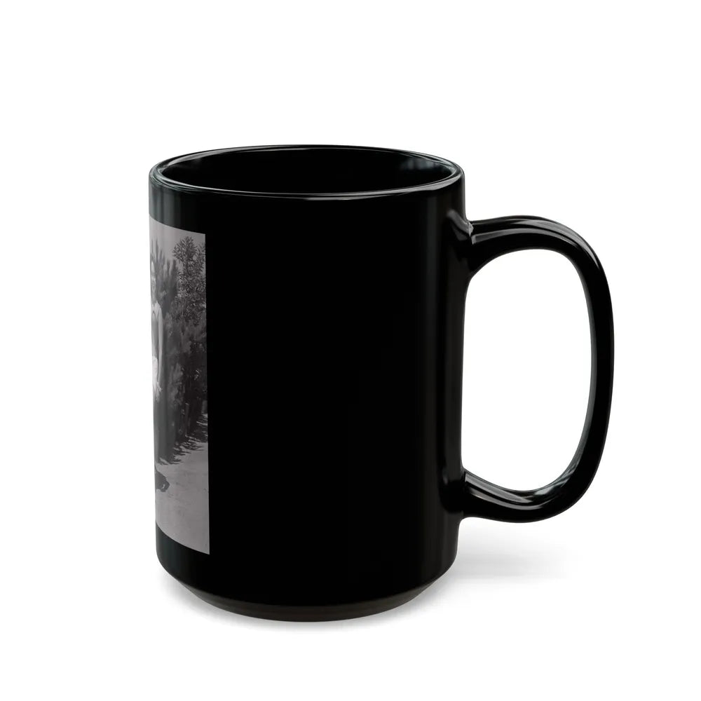 Terry Moore #676 (Vintage Female Icon) Black Coffee Mug-Go Mug Yourself