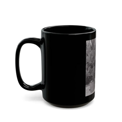Terry Moore #676 (Vintage Female Icon) Black Coffee Mug-Go Mug Yourself