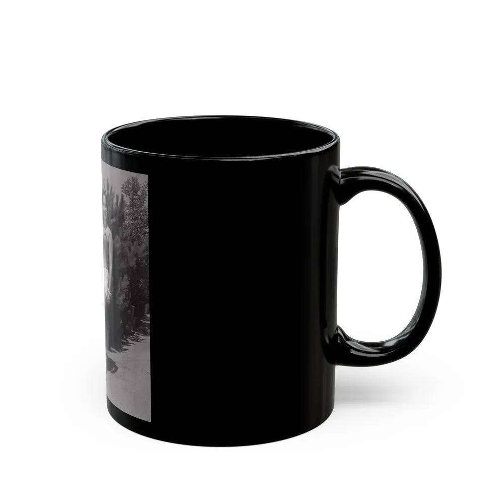 Terry Moore #676 (Vintage Female Icon) Black Coffee Mug-Go Mug Yourself