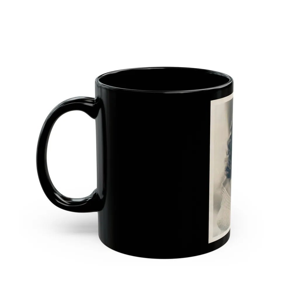 Terry Moore #677 (Vintage Female Icon) Black Coffee Mug-Go Mug Yourself