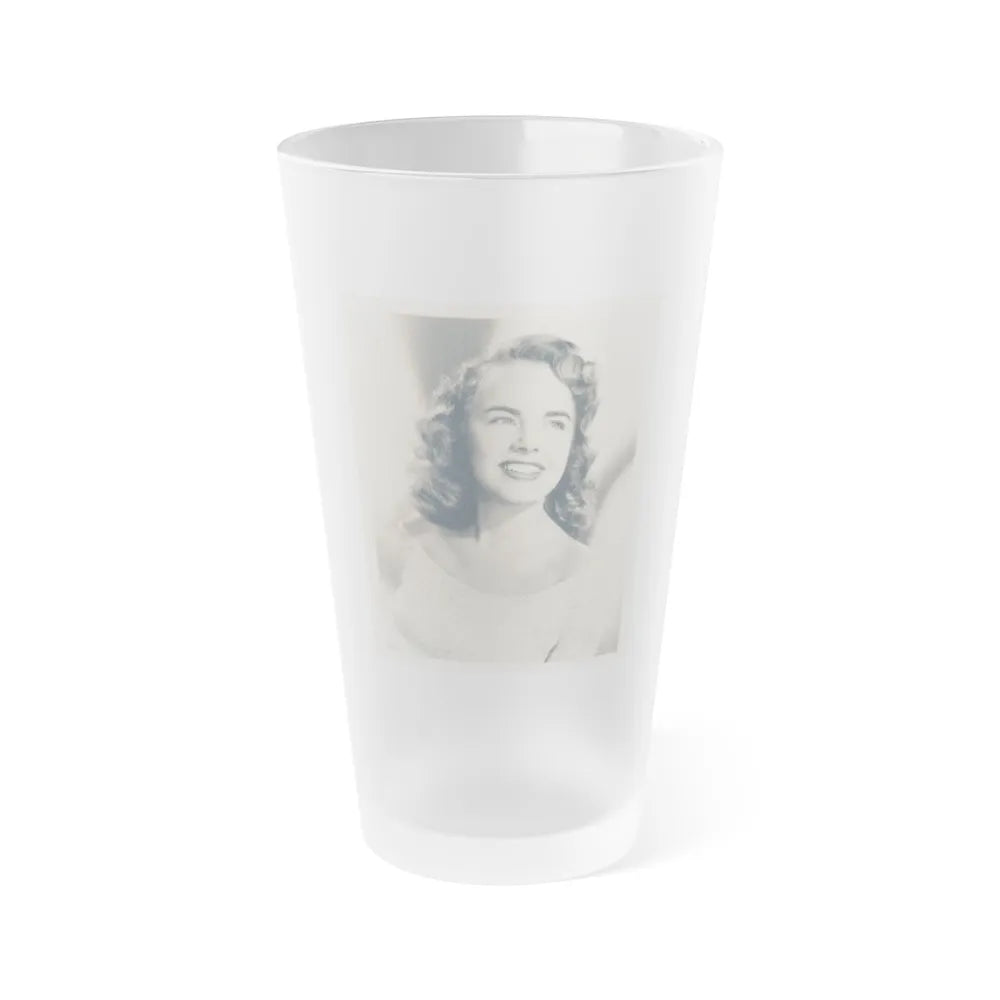 Terry Moore #677 (Vintage Female Icon) Frosted Pint Glass 16oz-16oz-Frosted-Go Mug Yourself