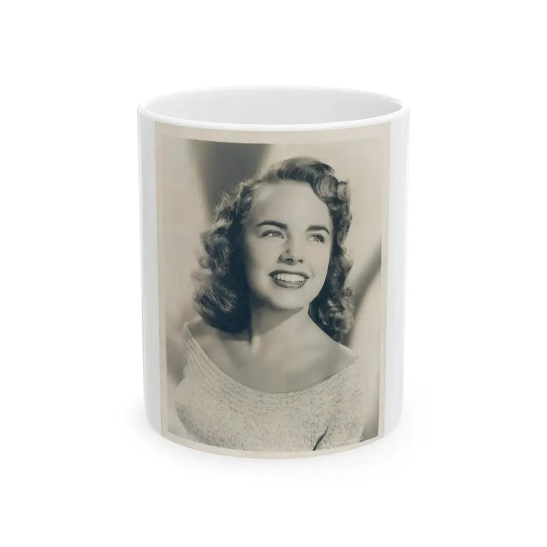 Terry Moore #677 (Vintage Female Icon) White Coffee Mug 11oz - Go Mug Yourself