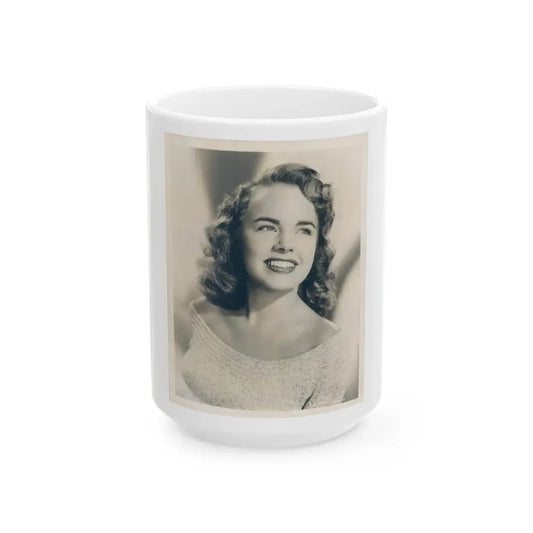 Terry Moore #677 (Vintage Female Icon) White Coffee Mug 15oz - Go Mug Yourself