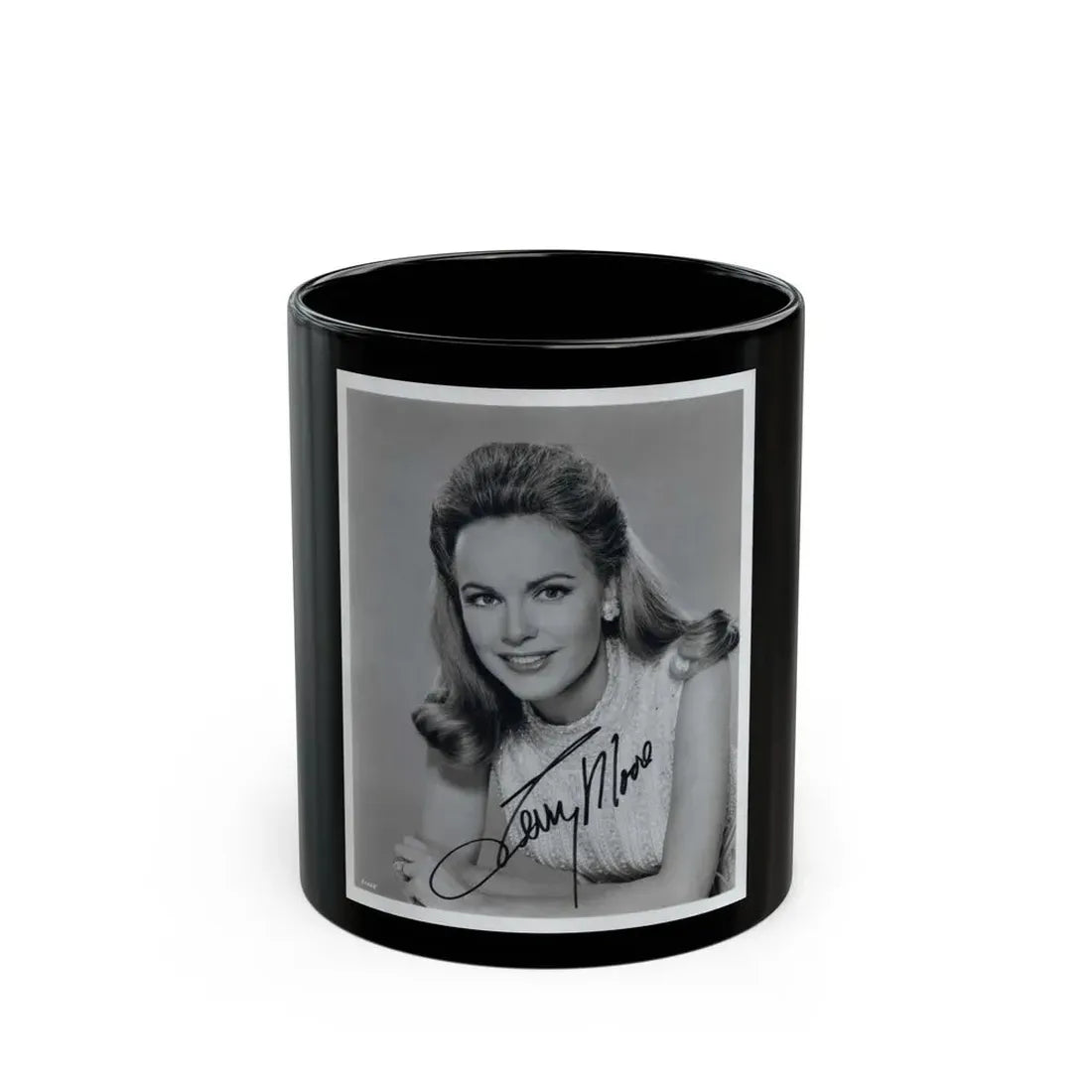 Terry Moore #679 (Vintage Female Icon) Black Coffee Mug 11oz - Go Mug Yourself