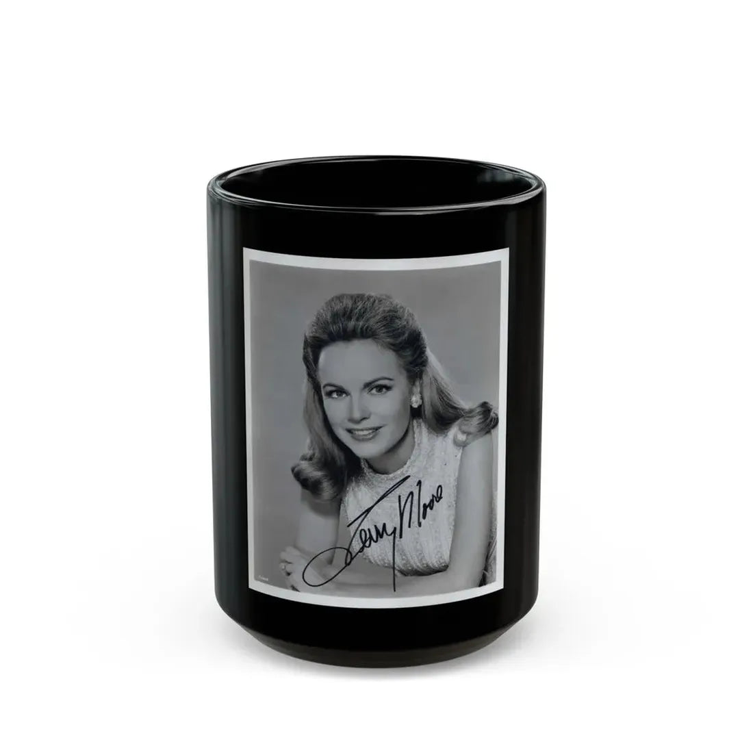 Terry Moore #679 (Vintage Female Icon) Black Coffee Mug 15oz - Go Mug Yourself